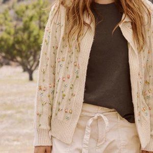 THE GREAT. Women's Rosebud Cardigan